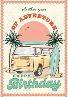 Adventure Birthday Howdy! Card