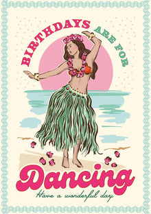 Birthdays Are for Dancing Howdy! Card