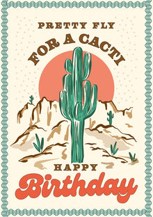 Pretty Fly for a Cacti Howdy! Card