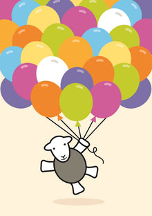 Herdy Balloons Card