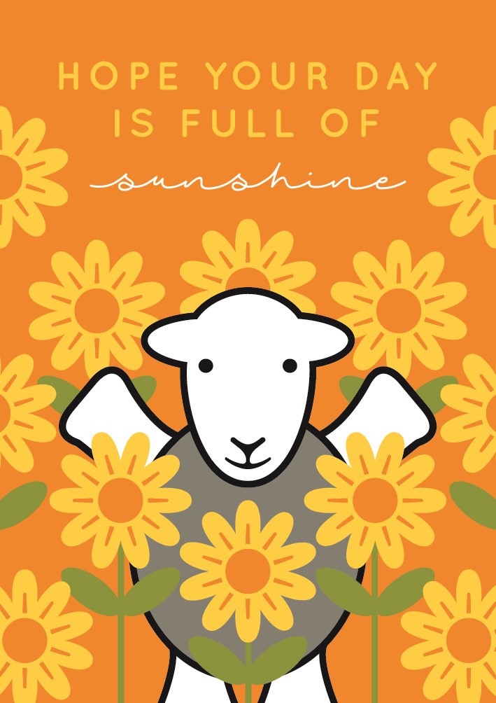 Full of Sunshine Herdy Card