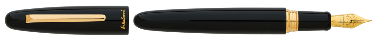 Esterbrook Estie Oversized Ebony fountain pen with gold trim