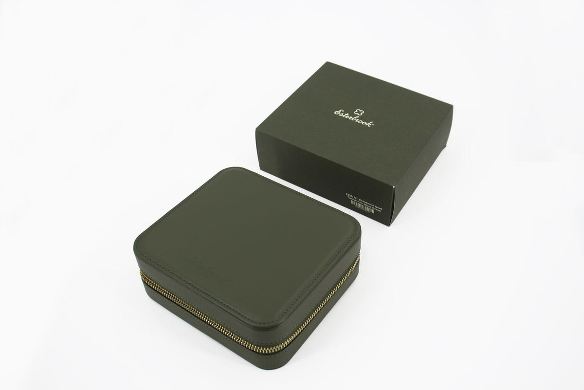 Esterbrook Twelve Pen Nook in Moss Green, open