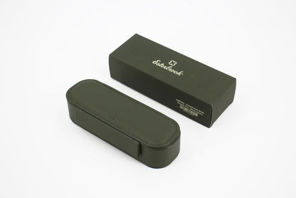 Esterbrook Double Pen Nook in Moss Green, open