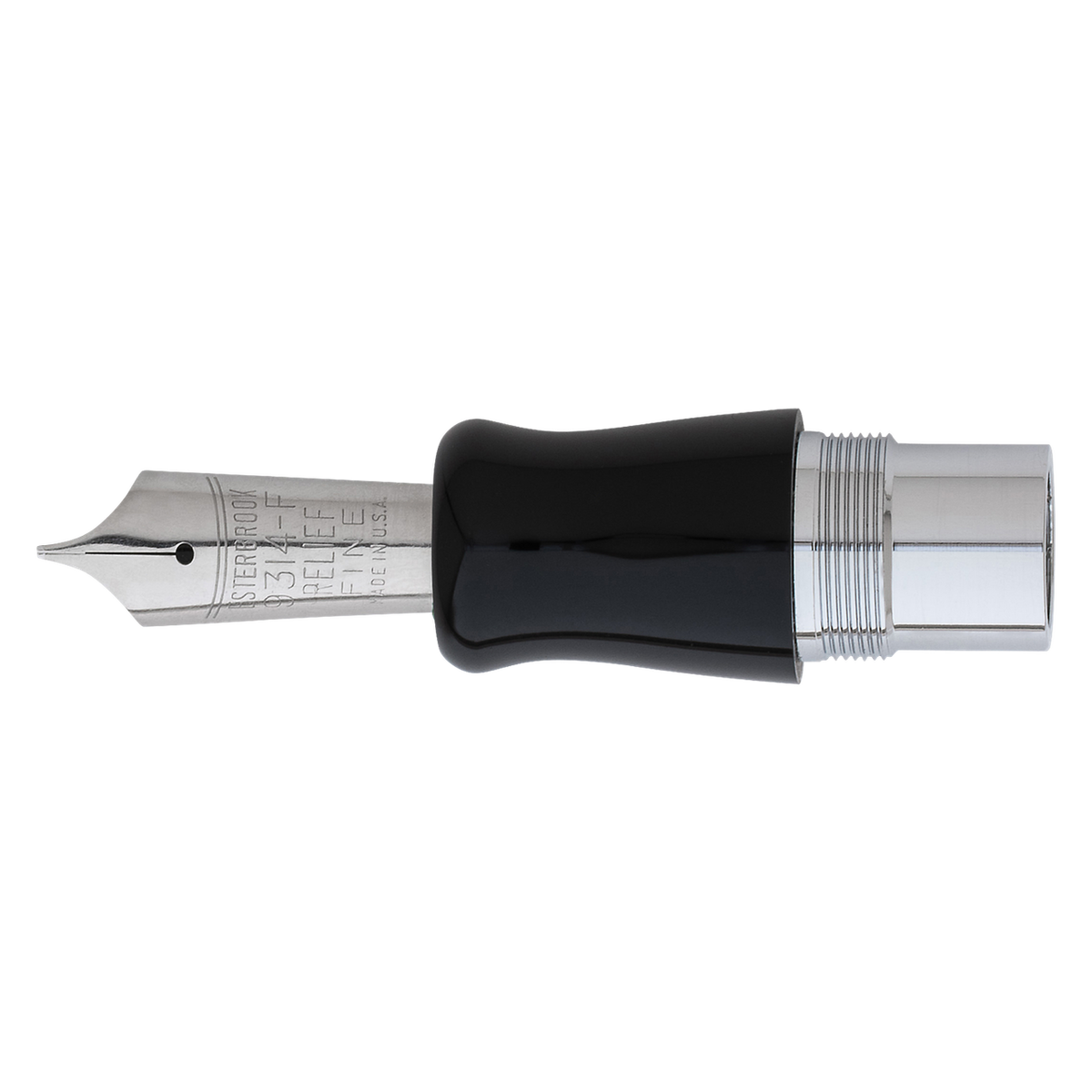 Esterbrook nib connector with vintage steel nib