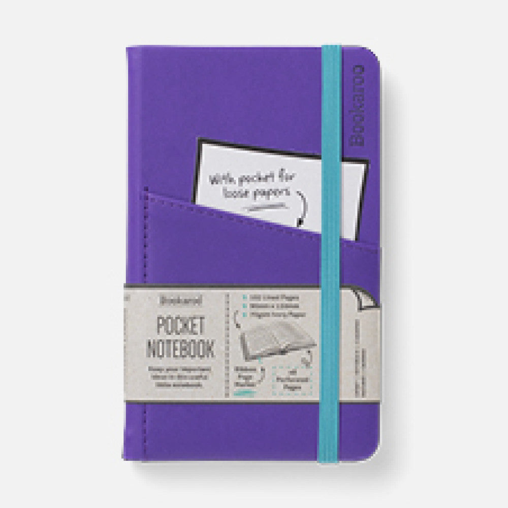 Bookaroo A6 Notebook - Purple