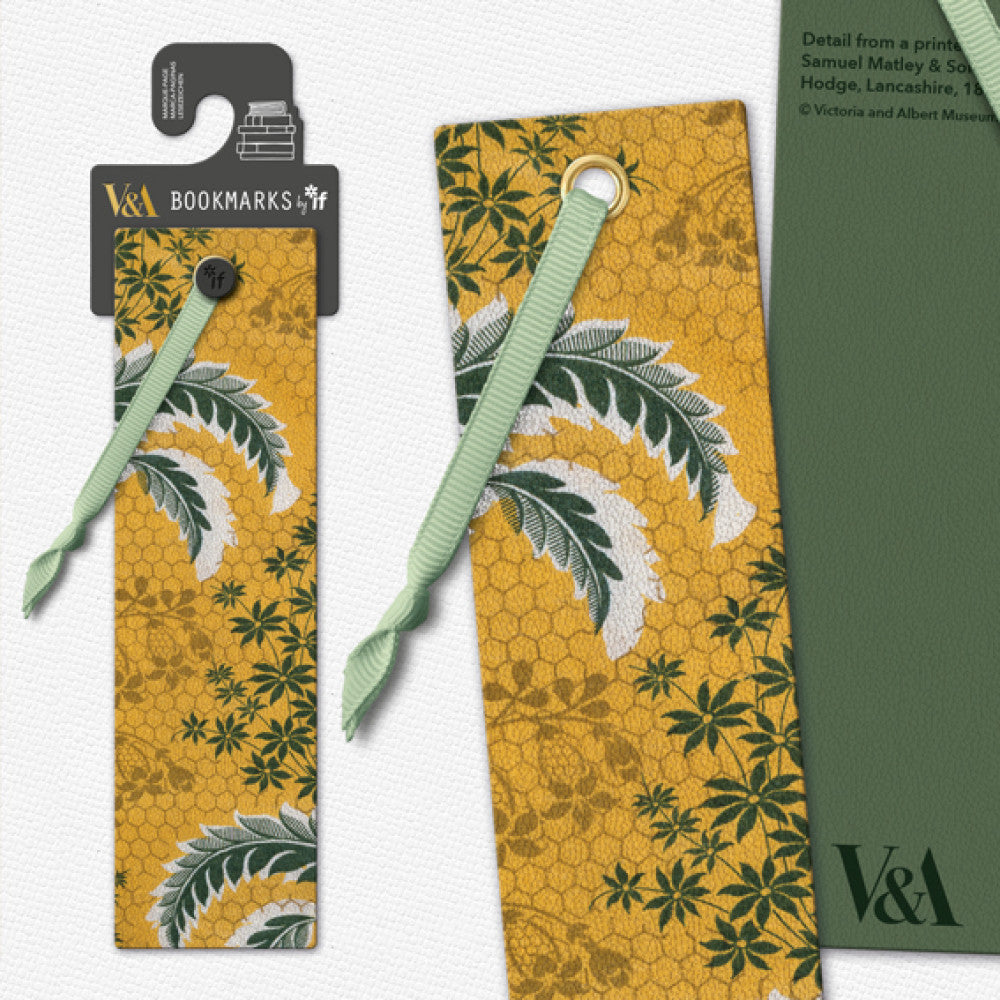 V & A Bookmark - Leaves on Honeycomb