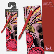 V & A Bookmark - Pink Berry Textile