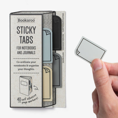Bookaroo Sticky Tabs - Mono