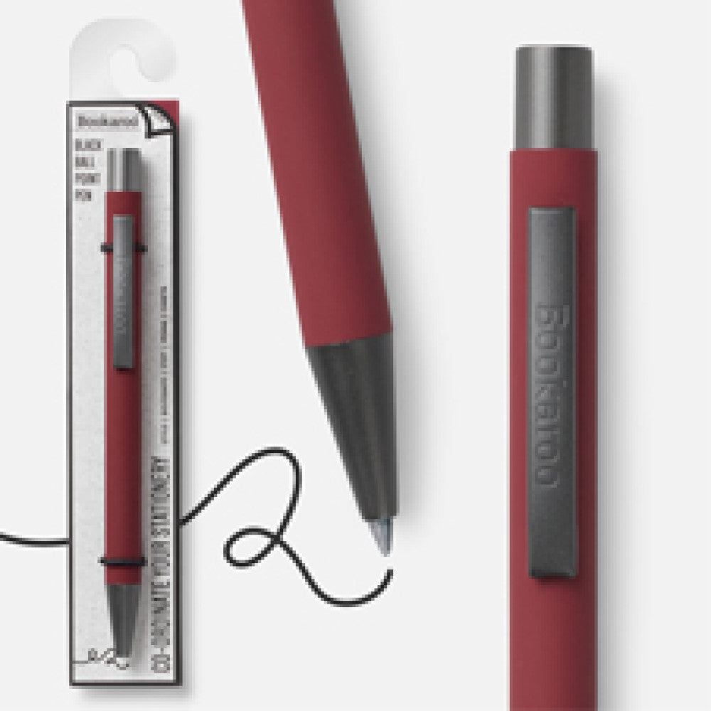 Bookaroo Ballpoint Pen - Dark Red