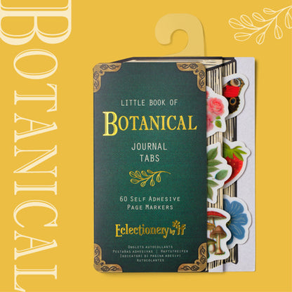 Bookaroo Eclectionery Journal Tabs - Botanical