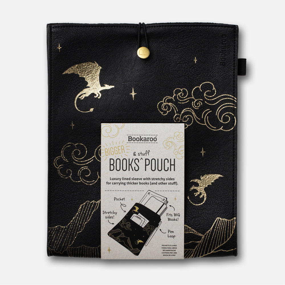 Bookaroo Books & Stuff Pouch - Dragons