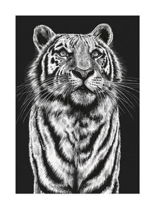 Tiger Ink & Shadow Card