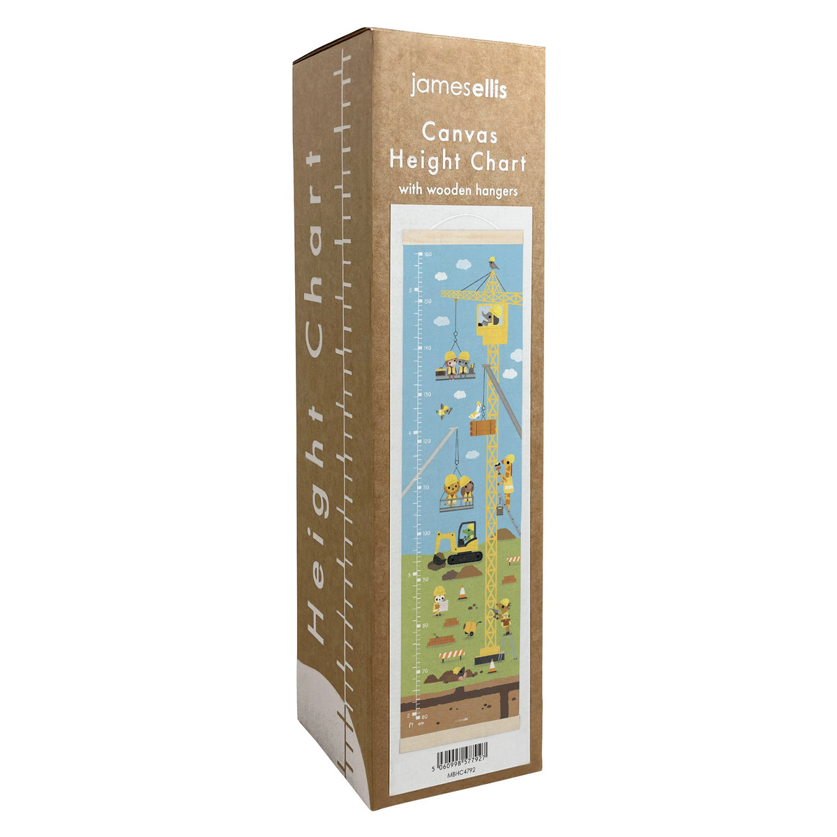 Construction Site Canvas Height Chart – view 2