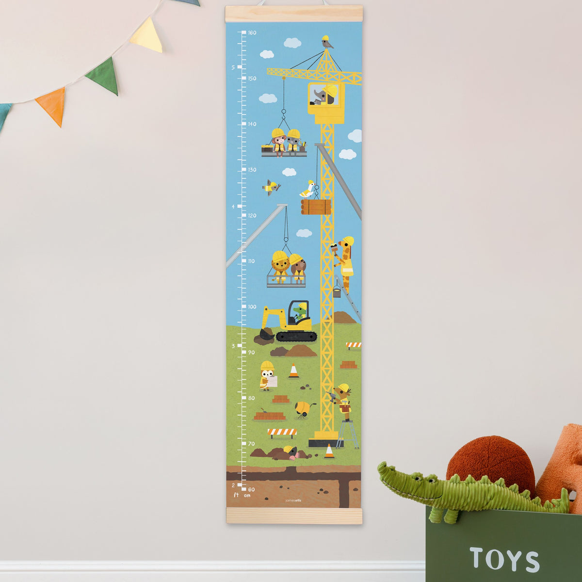 Construction Site Canvas Height Chart – view 3