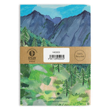 Mountains Calling Hiker A6 Lined Notebook – view 2