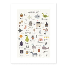 Illustrated Alphabet Art Print – 30 x 40 cm – view 2