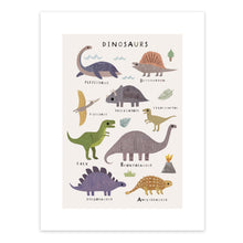 Dinosaurs Children’s Art Print – 30 x 40 cm – view 2