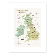 British Isles & Ireland Map Art Print – 30 x 40 cm – view 2