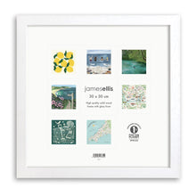 White Wood Square Picture Frame – 30 x 30 cm – view 2