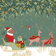 Santas Sleigh Luxury Cards Luxury Christmas Card Box (8 Cards)