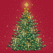 Christmas Tree Luxury Christmas Card Box (8 Cards) (LBX121)