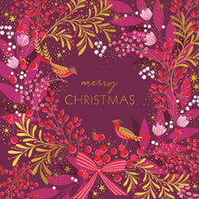 Botanical Birds Sara Miller Luxury Christmas Card Box (8 Cards)