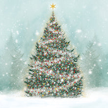Christmas Tree Luxury Christmas Card Box (8 Cards) (LBX90)