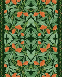 Nouveau Poppies Gift Wrap Sheet