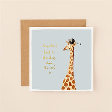 Giraffe Graduation Congrats! Louise Mulgrew Card
