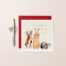 Furry Pawesome Woofmas Louise Mulgrew Christmas Card