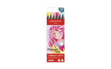 Caran D'Ache Fibralo Brush Pens- Set of 6 Manga Shojo