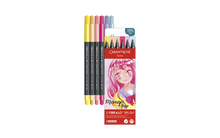 Caran D'Ache Fibralo Brush Pens- Set of 6 Manga Shojo