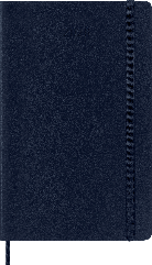 Moleskine 2026 Daily Diary – 12 Months, Large, Soft Cover, Sapphire Blue – front cover