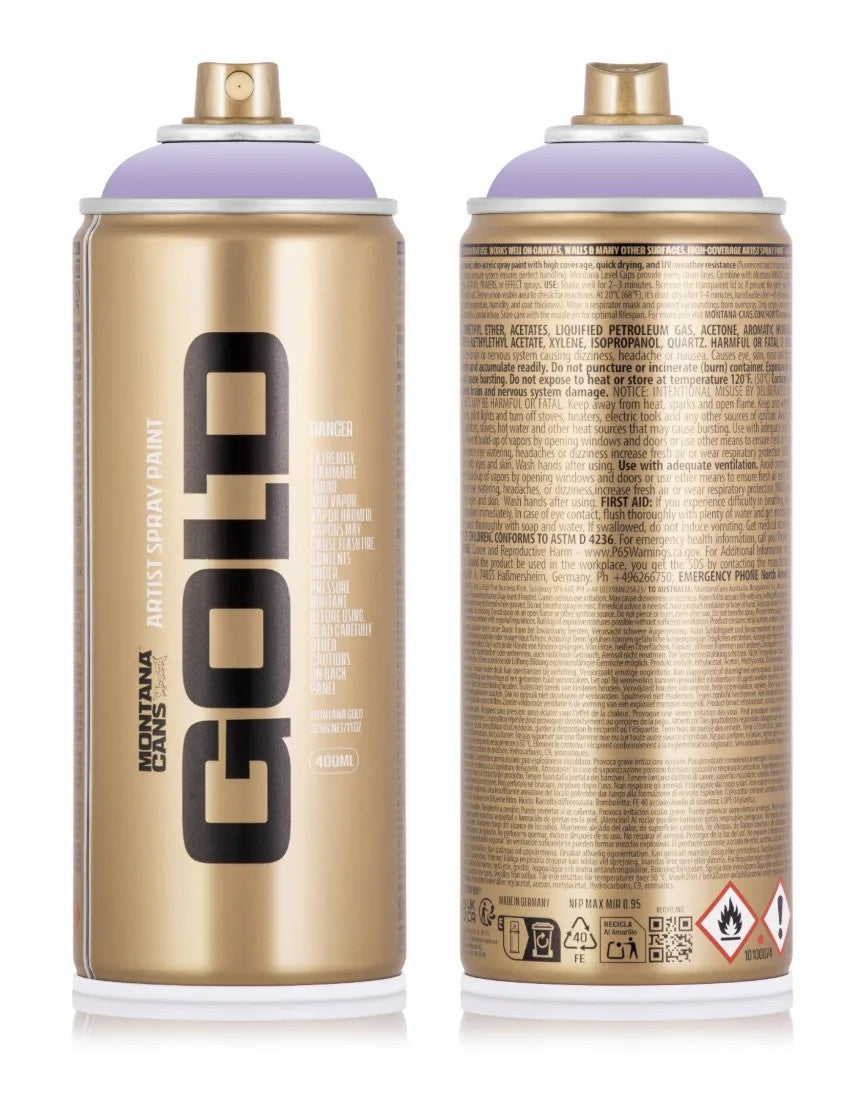 Montana Gold 400ml Spray Paint – Light Lilac (G4110)