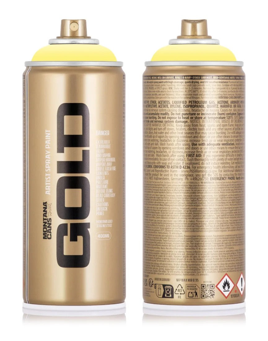 Montana Gold 400ml Spray Paint – Butta (G1100)