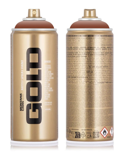 Montana Gold 400ml Spray Paint – Orange Brown (G8100)