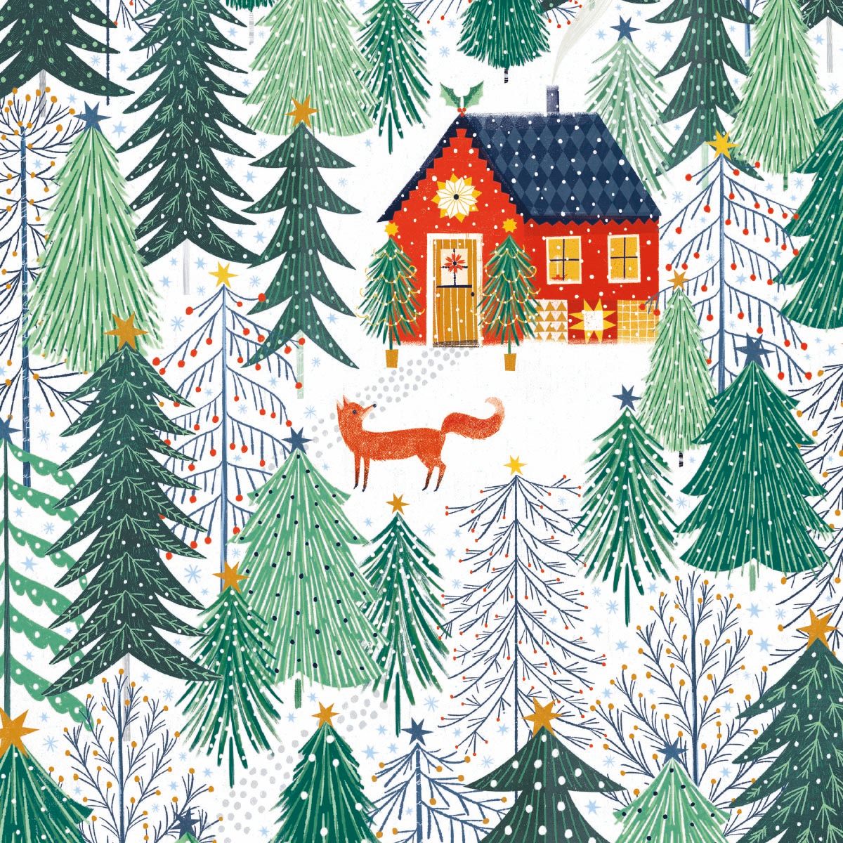 Ali Brookes A Snowy Sanctuary Christmas Card Pack