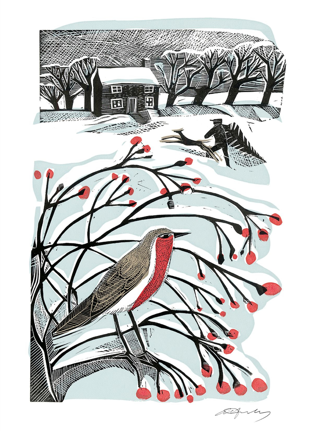 Angela Harding Bringing Back the Tree Christmas Card Pack