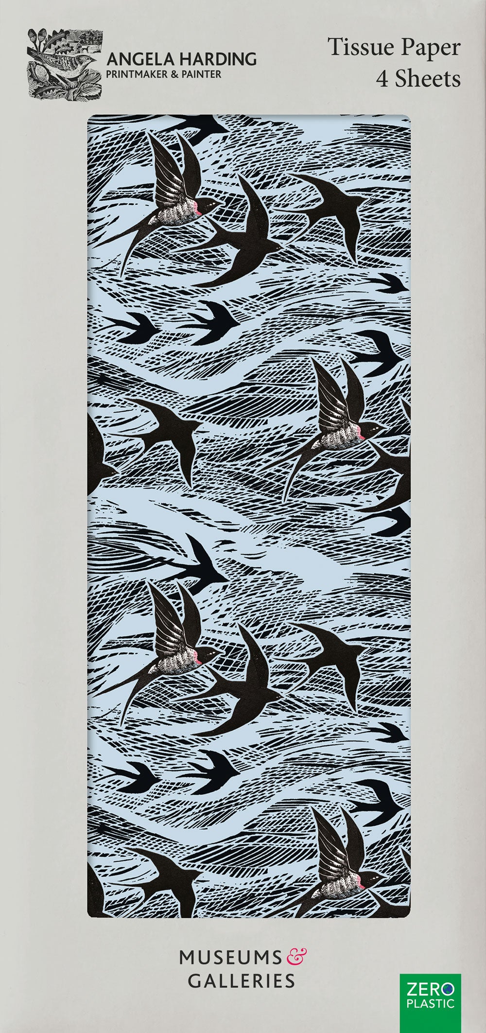 Angela Harding Swallow and Sea Tissue Paper