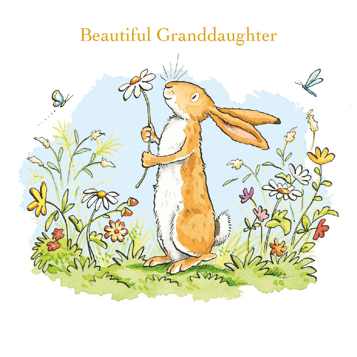 Anita Jeram Beautiful Flower Granddaughter Birthday Card