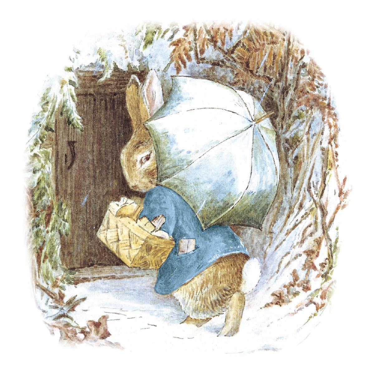 Beatrix Potter Home in the Snow Christmas Card Pack