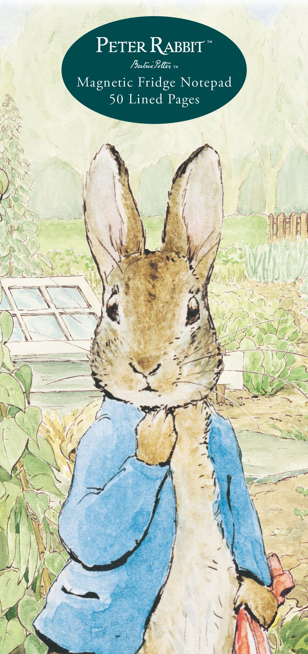Beatrix Potter Peter Rabbit in the Garden Magnetic Notepad