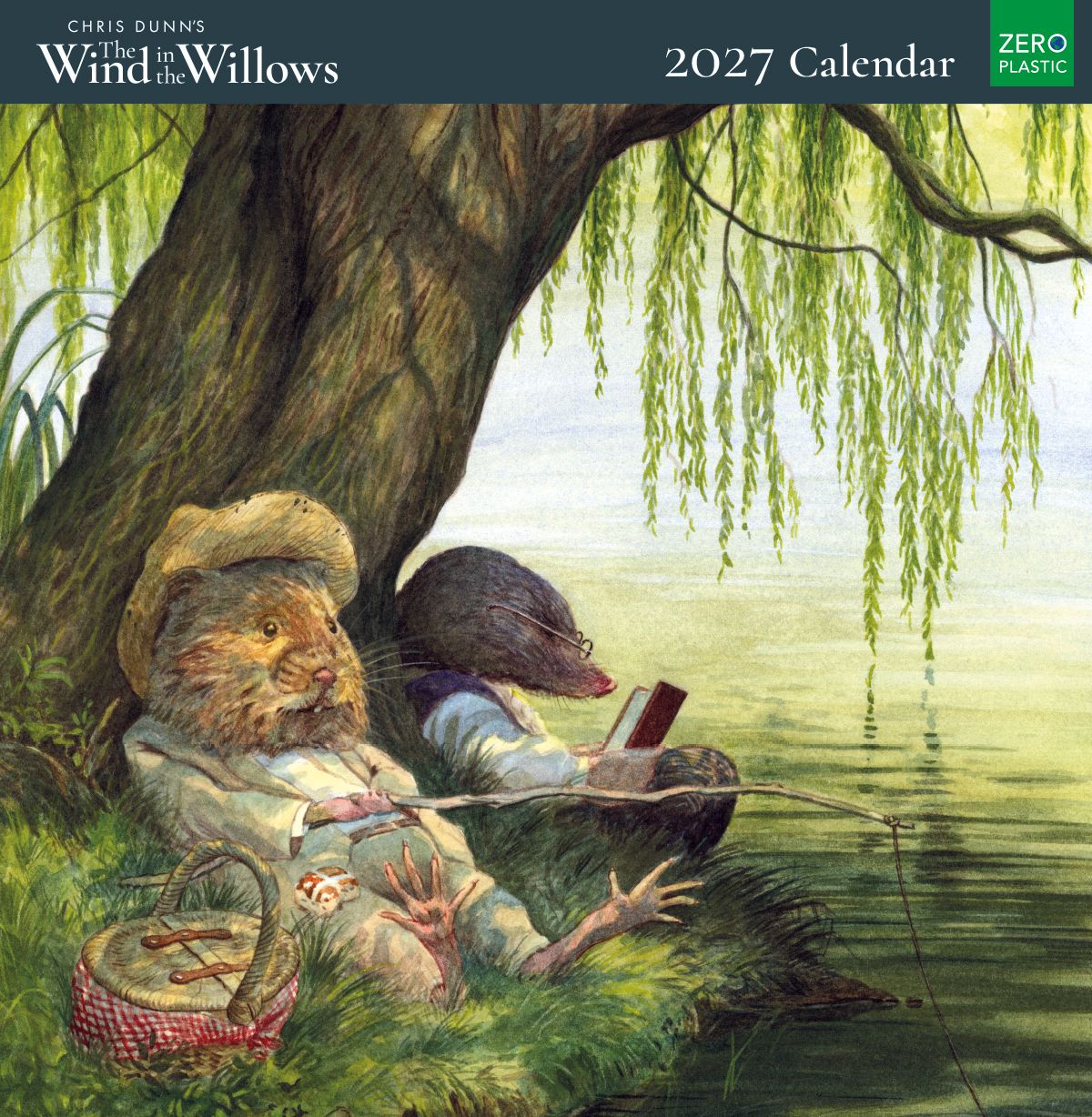 Chris Dunn Wind in the Willows 2027 Square Wall Calendar