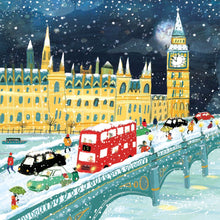 Clair Rossiter Snowing in London Christmas Card Pack