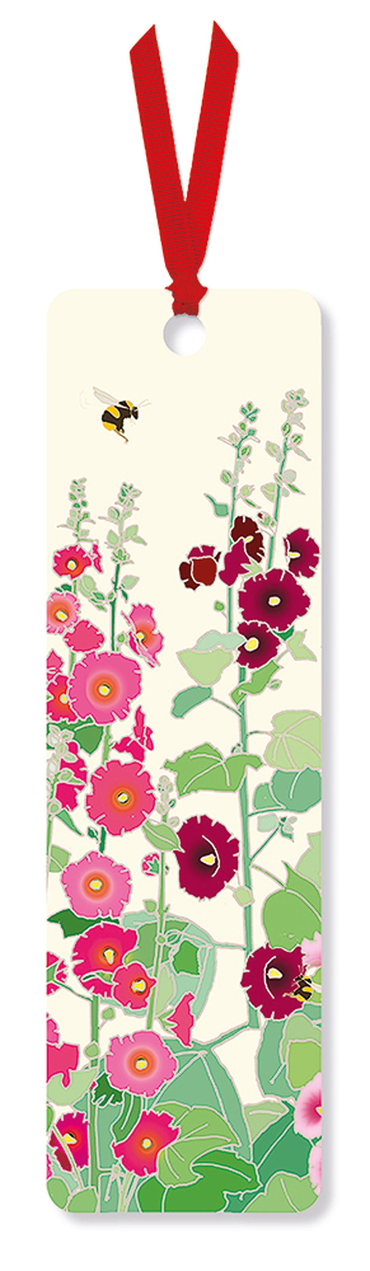 Emily Burningham Hollyhocks Bookmark