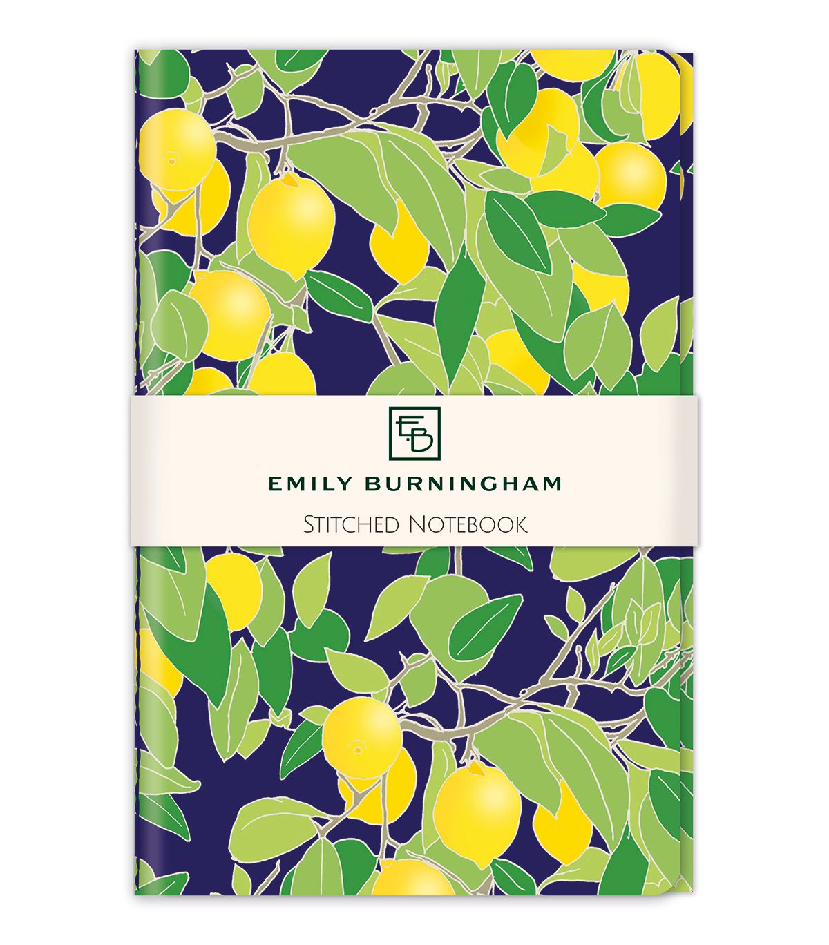 Emily Burningham Lemon Grove Stitched Pocket Notebook