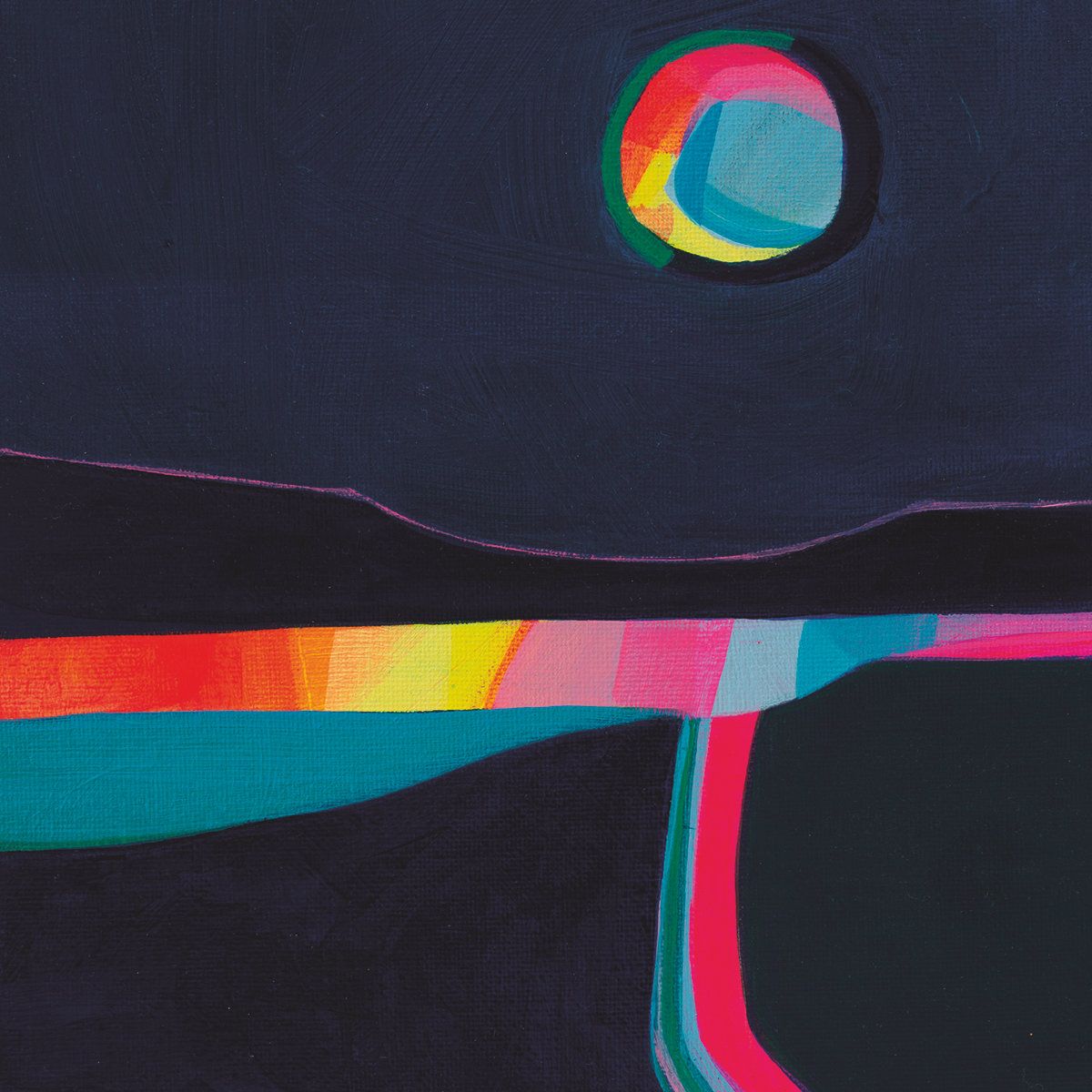 Faye Bridgwater Bright Night Art Card