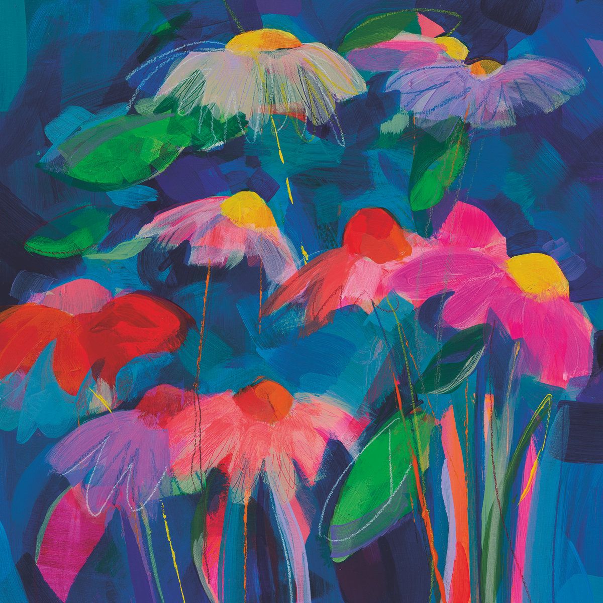 Faye Bridgwater Full Bloom Art Card