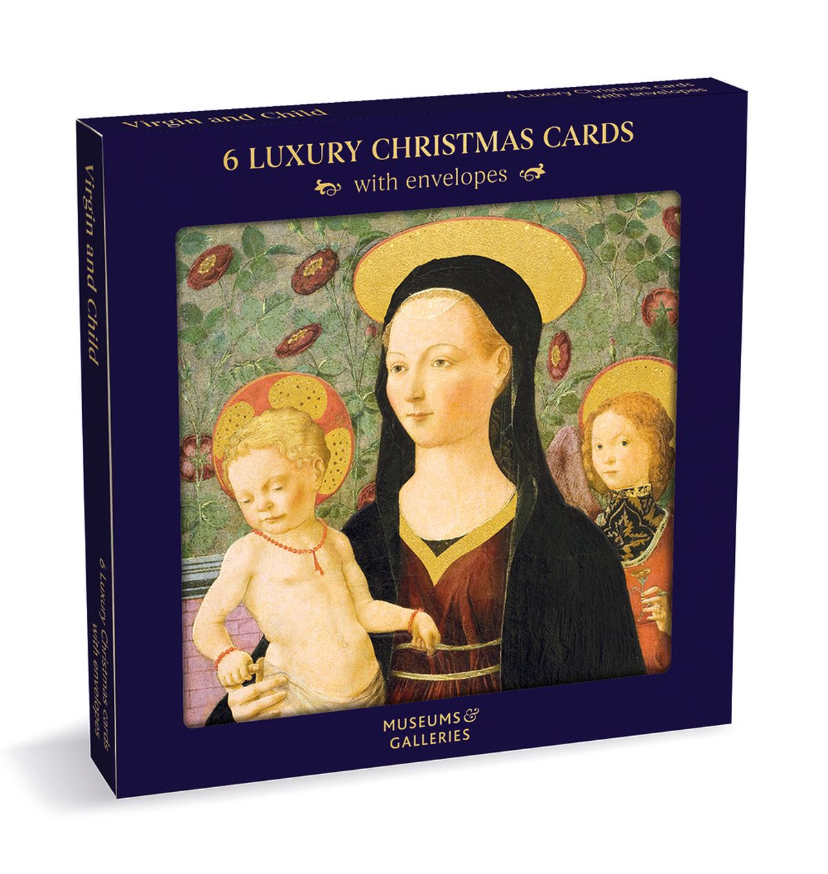 Francesco Del Cossa Virgin and Child with an Angel Christmas Card Pack